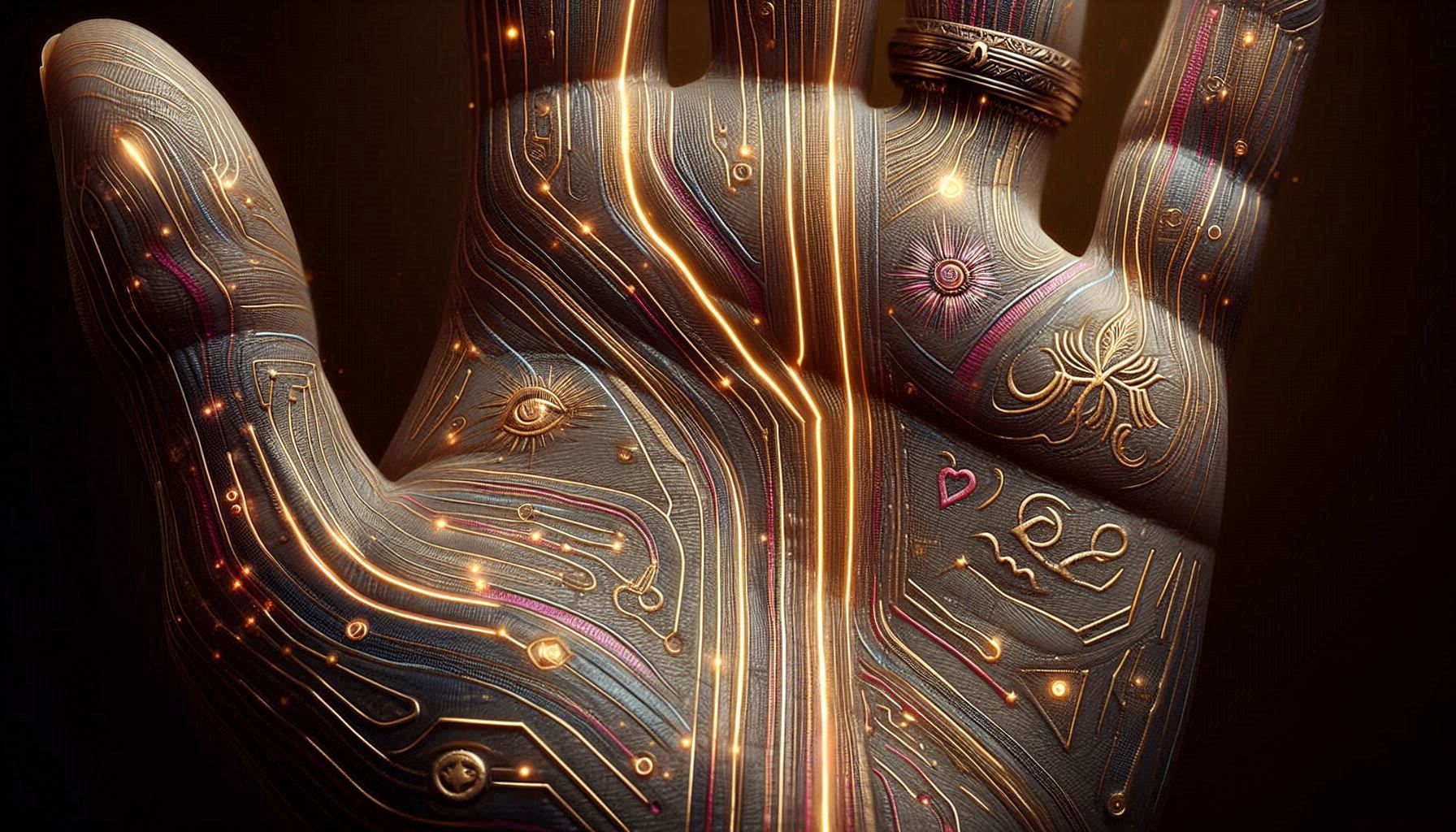 Хиромантия линия брака на руке