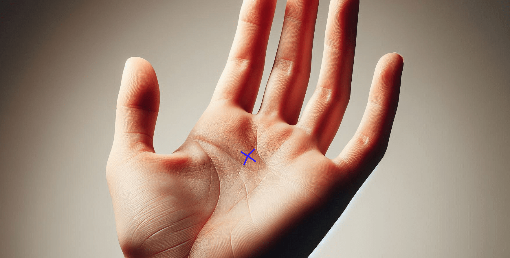 Крест на ладони фото