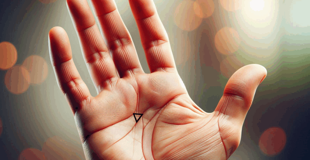 Треугольник на линии ума в хиромантии: значение и расшифровка по Фото