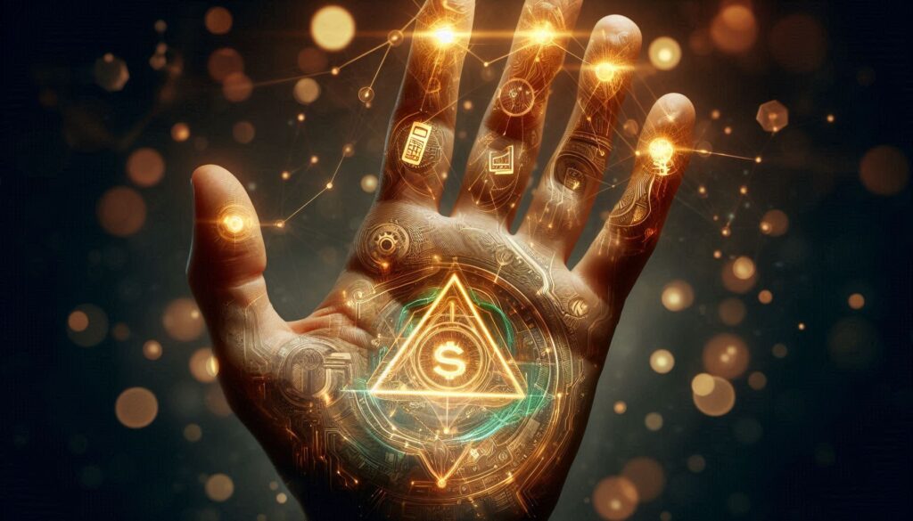 Треугольники на линии судьбы на левой руке: скрытый код успеха