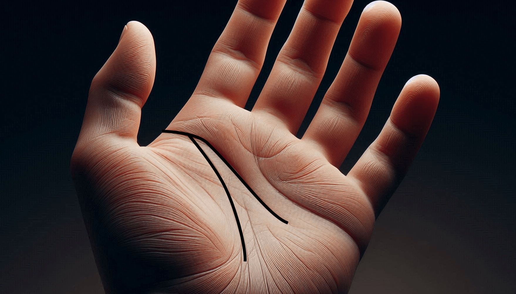 линия жизни и линия ума соединяются фото